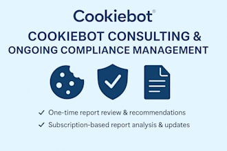 manage your cookiebot setup and ensure ongoing compliance