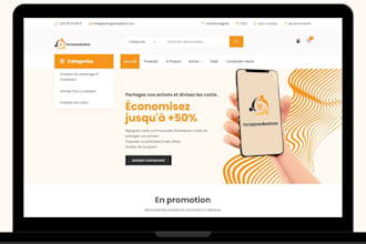 développe un site web vitrine moderne et professionnel