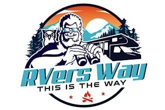 design super fantastic rv campground logo in very short time