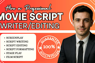 write edit format screenplay stageplay tv series comedy script in final draft