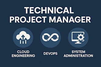 be your technical project manager for IT, cloud, and software projects