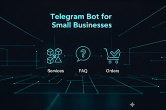 make a telegram bot for small businesses