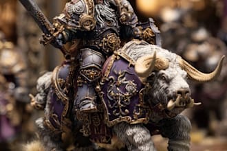 paint your warhammer 40k, sigmar and dnd miniatures