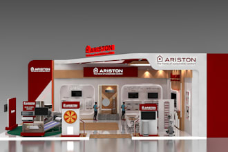 create your 3d exhibition booth