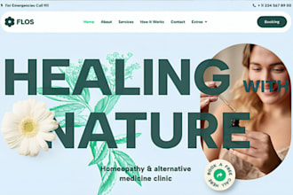 design homeopathy website alternative medicine holistic medicine store website