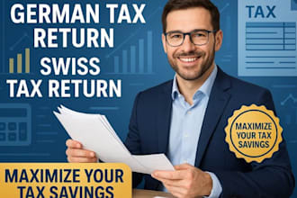 expertly file your german or swiss tax return and optimize your taxes