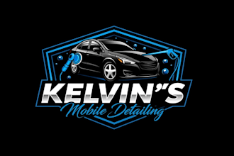 create exclusive and marvelous auto detailing logo design