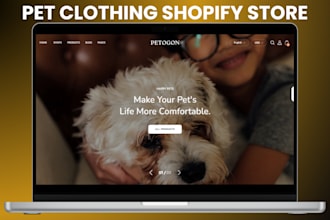 build pet clothing shopify store dog apparel, pet store pet apparel dropshipping