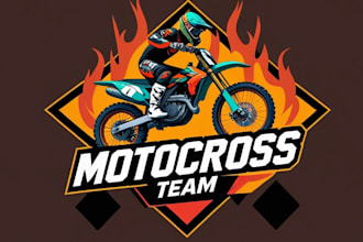 design high quality motorcycle mascot logo
