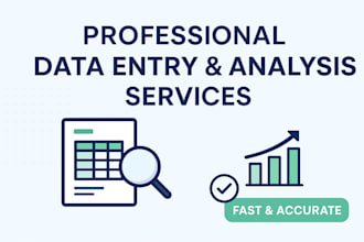 data entry excel web research copy paste services