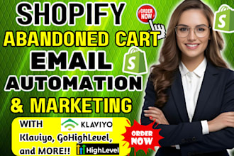 create shopify abandoned cart email automation flows to recover lost revenue