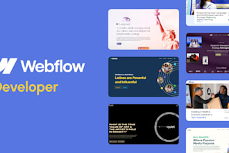 design or develop webflow website, figma to webflow