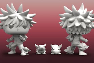 design cute cartoon funko pop,toys anime figurine,vinyl figure,3d custom toy,stl
