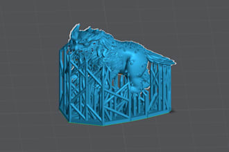 professionally support your obj or stl files for resin 3d printing