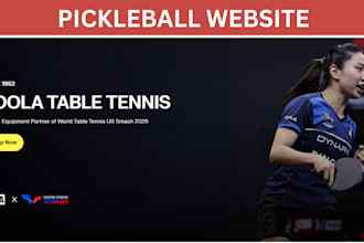 build pickleball shopify store pickleball equipment pickleball tennis website