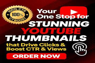 design thumbnails that boost clicks for travel, sport or gaming youtube video