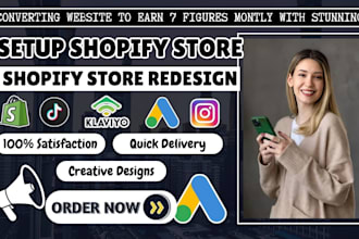 help shopify setup, shopify redesign, shopify store design cloning
