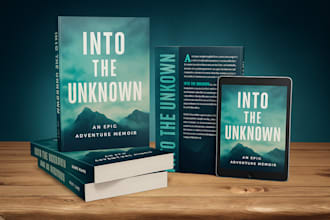 book cover design, book formatting, and layout design