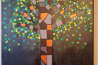 create a custom painting on canvas