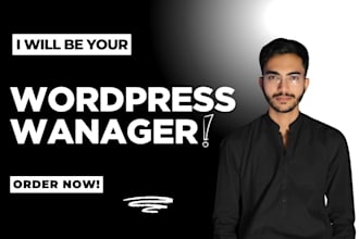 do wordpress maintenance, security, and support monthly