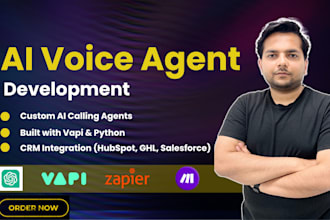 build and develop custom ai voice agents, ai calling agents with vapi