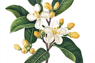 draw realistic botanical illustration