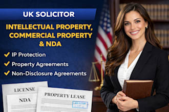 be your UK solicitor intellectual property, commercial property, nda