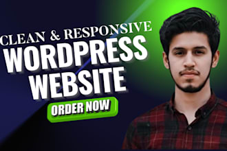build mordern wordpress website design redesign wordpress business website