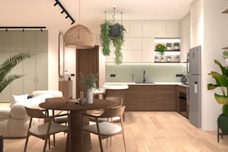 craft 3d cgi apartment,indoor lounge,house interior render,washroom,sitting area