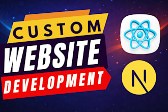website development as a front end web developer using react