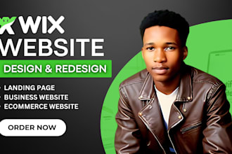 build wix landing page, website design or redesign expert ecommerce online store