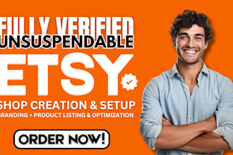 do fully verified etsy seller account creation etsy store setup etsy shop