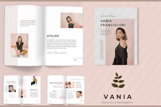 design press kit, media kit, epk for your brand or blog
