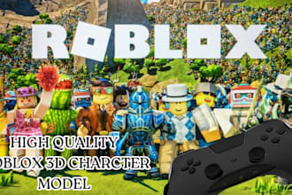 3d roblox character model for your game unreal 5 with cloths for roblox r6 r15
