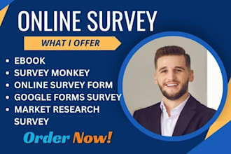 design lead generation surveys, survey forms and market research surveys