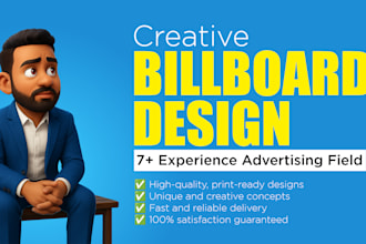 do creative and professional billboards