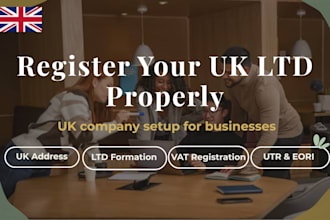 uk ltd company registration, uk company formation vat registration, eori, utr