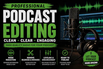 professionally edit your podcast audio