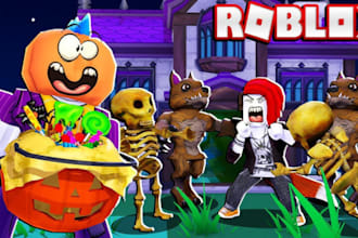 make a custom roblox halloween game, spooky roblox game