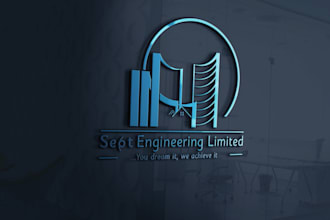 design a professional logo for your engineering company