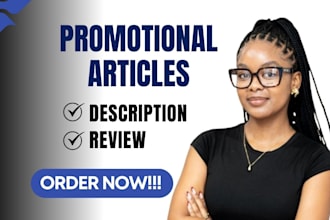 create honest product reviews, articles, or descriptions
