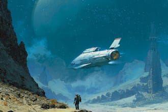 do sci fi illustration and sci fi art
