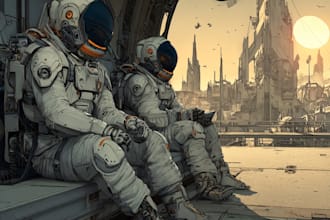sci fi illustration and sci fi art