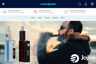 design smoke drop shopify store smoking accessories website vape shopify store