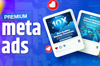 design high converting meta creative ads