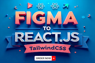 convert figma to reactjs or nextjs responsive website using tailwind css