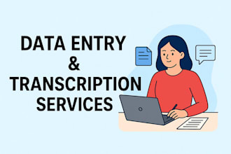 do accurate data entry transcription