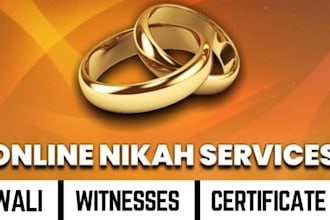 perform your online nikah, islamic marriage with authenticity and privacy