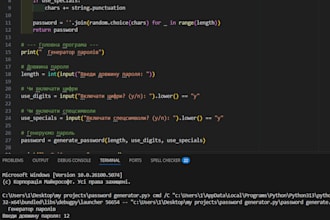 create custom python apps gui calulator password  generator
