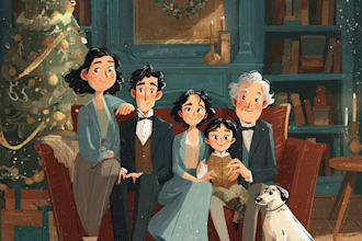 do a christmas family portrait